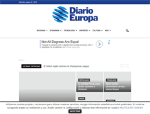 Tablet Screenshot of diarioeuropa.com